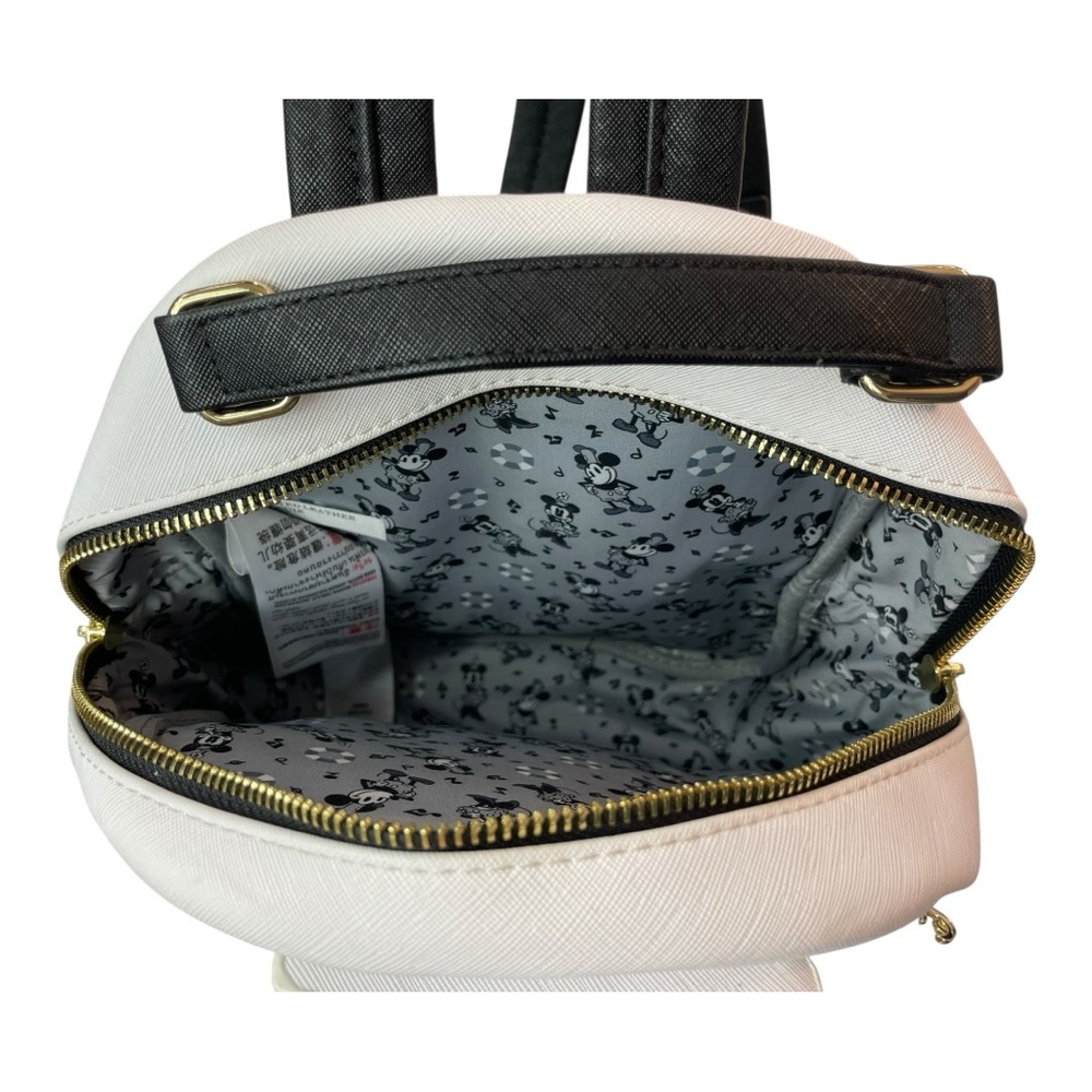 Disney Parks Loungefly Classic Black & White Mickey & Minnie Backpack NWT - Picture 5 of 6